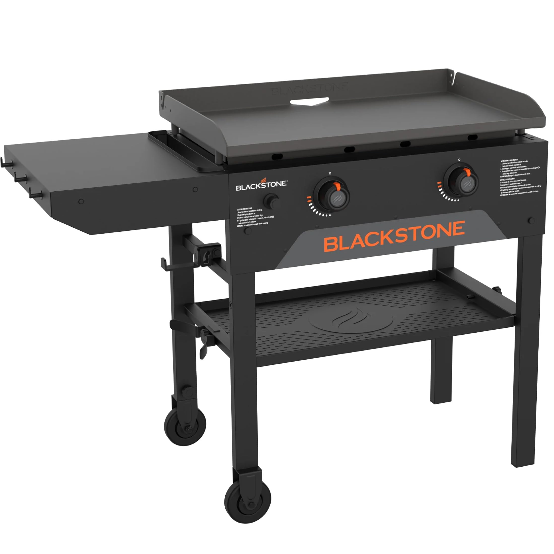 61rpcTF-GvL Blackstone 28 Inch Original Omnivore Griddle 2206, Blackstone 2 Burner Griddle Outdoor Flat Top Grill, Propane Portable Gas Grill - Image 1
