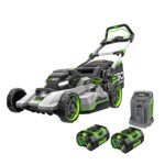 EGO POWER+ Electric Lawn Mower, Self-Propelled Cordless with Select Cut and Touch Drive, Includes (2) 56V 6.0Ah Batteries