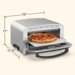 Cuisinart Indoor Pizza Oven, Bakes 12" Pizzas in Minutes, Countertop Electric Pizza Oven Heats up to 700°F, Large Viewing Window - Image 6