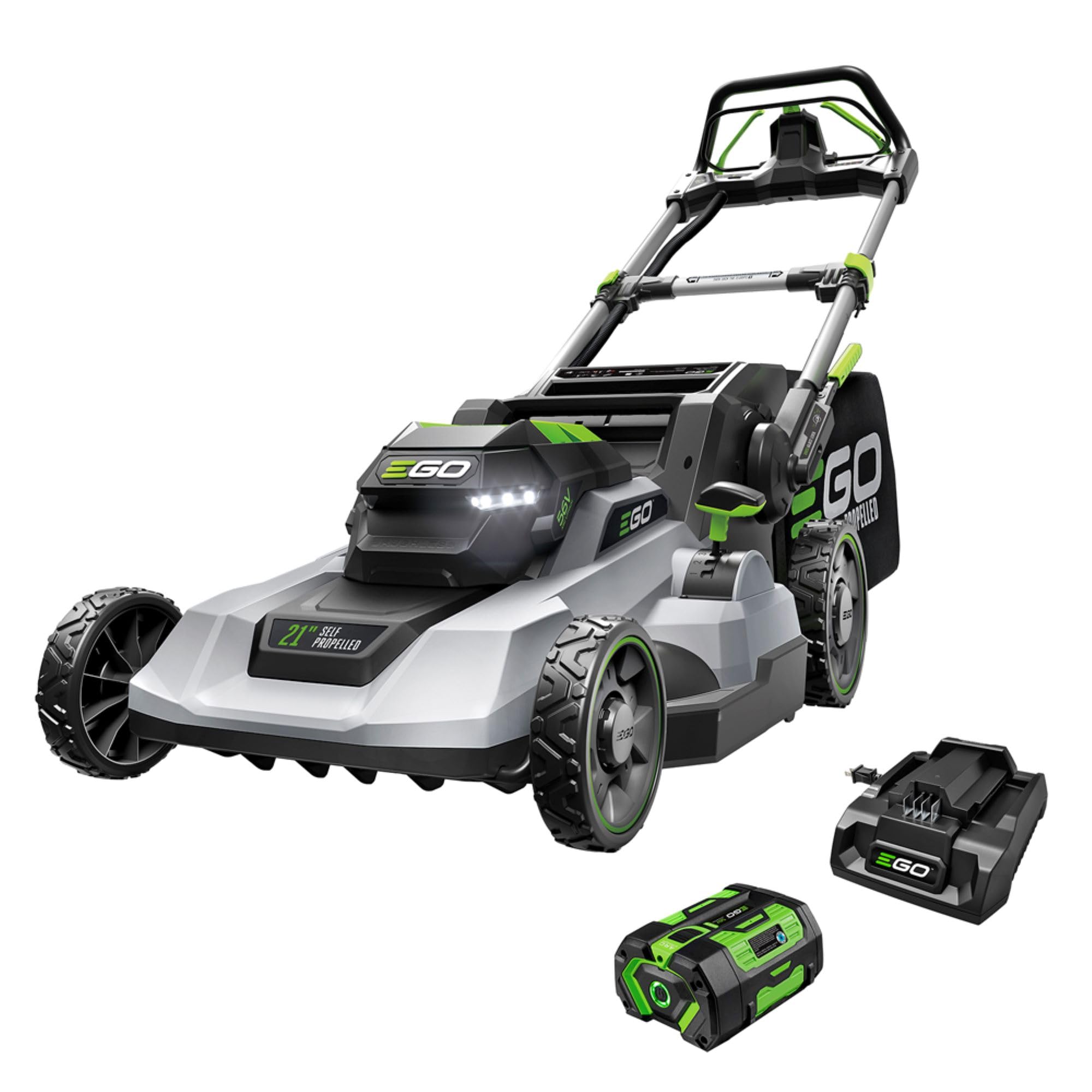 71EqNtWy8WL EGO POWER+ Electric Lawn Mower, Self-Propelled Cordless, Includes 56V 6.0Ah Battery And 320W Charger - Image 1