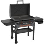 Blackstone 2311 Iron Forged 28” Omnivore Griddle with X-Braced Hood, Powder Coated Steel, Black