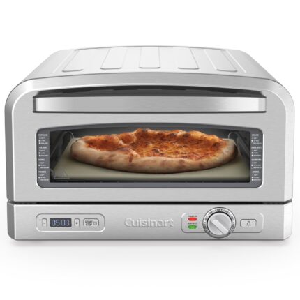 Cuisinart Indoor Pizza Oven, Bakes 12" Pizzas in Minutes, Countertop Electric Pizza Oven Heats up to 700°F, Large Viewing Window