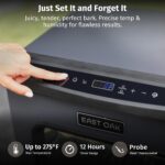 EAST OAK 30" Electric Smoker for Outdoors | Built-in Meat Probe & Up to 6× Longer Smokes on a Single Load | Side Chip Loader - Image 5