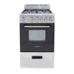 Avanti Gas Range Oven, Compact Freestanding Design, 4 Sealed Burners with Electronic Ignition, 2.1 Cu.Ft. Capacity Features Storage