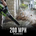 EGO POWER+ Leaf Blower, Cordless Electric 756 CFM, Includes 56V 5.0Ah Battery and Charger - LB7654 - Image 8