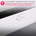 Frigidaire Upright Freezer, 6.5 cu. ft., Deep Freeze, Vinyl Coated Metal with Wire Shelving, Compact for Kitchen, RV, Dorm, Cabin - Image 2