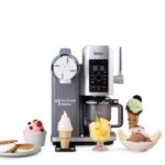 Ninja CREAMi Scoop & Swirl Ice Cream and Soft Serve Maker, Sorbet, Milkshake, Frozen Yogurt, Low Calories Program & More