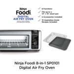 Ninja Digital Air Fry Countertop Oven, 8-in-1 Functionality, 1800W, Flip-Up Design, XL Capacity, Air Fry Basket, Wire Rack - Image 14