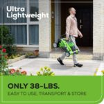 Greenworks 40V 16" Cordless Lawn Mower, Ultra-Light Push Mower with 4.0Ah Battery & Charger - Image 13