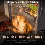 EAST OAK 30" Electric Smoker for Outdoors | Built-in Meat Probe & Up to 6× Longer Smokes on a Single Load | Side Chip Loader - Image 6