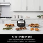 Ninja EG201 Foodi 6-in-1 Indoor Grill with Air Fry, Roast, Bake, Broil, & Dehydrate, 2nd Generation, Dishwasher Safe, Black/Silver - Image 11