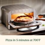 Cuisinart Indoor Pizza Oven, Bakes 12" Pizzas in Minutes, Countertop Electric Pizza Oven Heats up to 700°F, Large Viewing Window - Image 4