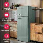 Frigidaire EFR753 Retro Apartment Size Refrigerator with Top Freezer - 2 Door Fridge with 7.5 Cu Ft of Storage Capacity - Image 5