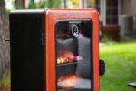 Pit Boss 3-Series Gas Vertical Smoker, Red Hammertone - 10773 - Image 4