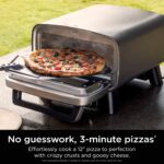Ninja Artisan Outdoor Pizza Oven, 12-inch, 3-minute Pizza, Neapolitan, Thin Crust, New York Chicago, Custom, 700F Max Temperature - Image 4