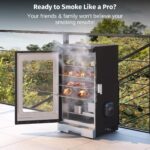 EAST OAK 30" Electric Smoker for Outdoors | Built-in Meat Probe & Up to 6× Longer Smokes on a Single Load | Side Chip Loader - Image 9